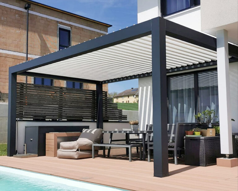 Bioklimatikus pergola, Deluxe terasz-02