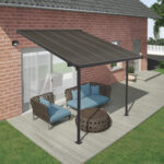 Capri 3000 antracit  3 x 3 - pergola 4